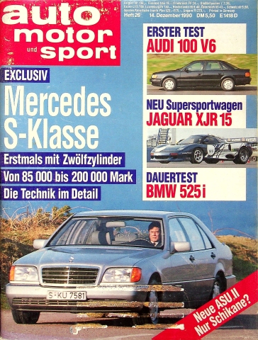 Auto Motor und Sport 26/1990 Auto Motor und Sport 26/1990